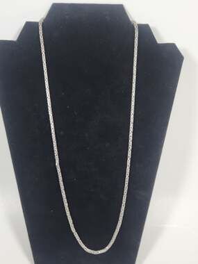 Suarti Sterling Silver Byzantine Chain Necklace Bali BA Indonesia 31.15g